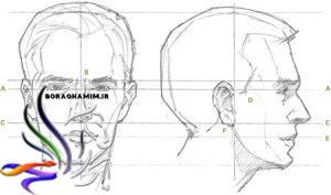 آموزش کامل و مرحله‌به‌مرحله برای طراحی پرتره سر
